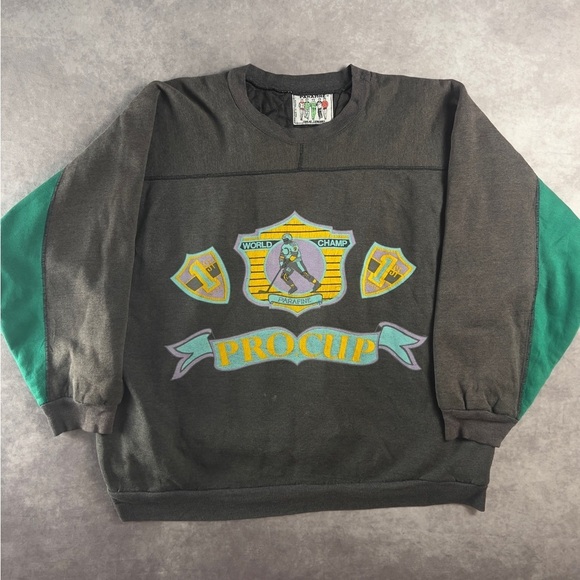 parafine Other - Vintage PARAFINE Pro Cup Sweatshirt - Made in France - Size XL